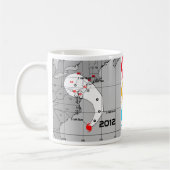 Hurrikan-Sandy-Überlebend-Tasse 1 Kaffeetasse (Links)