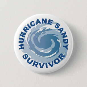 Hurrikan-Sandy-Überlebender 2012 Button