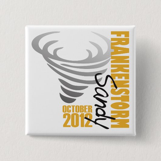 Hurrikan-Sandy-Überlebender 2012 Button (Vorderseite)