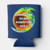 Hurrikan Survivor Personalisiert Custom Dosenkühler (Rückseite)