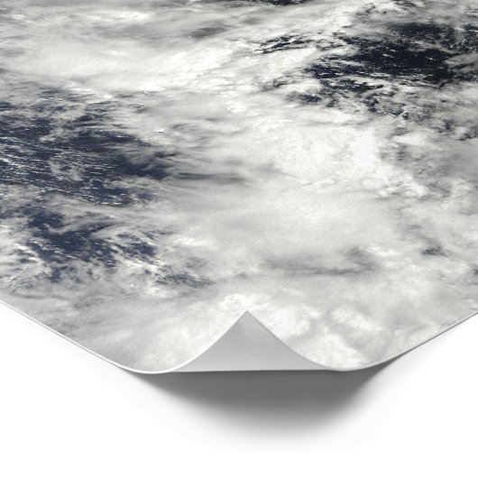 Hurrikan Tomas Poster (Ecke)