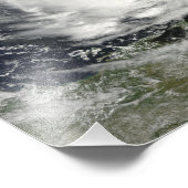 Hurrikan Tomas über den kleineren Antillen Fotodruck (Ecke)