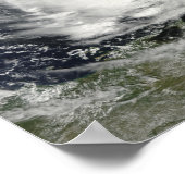 Hurrikan Tomas über den kleineren Antillen Poster (Ecke)