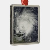 Hurrikan Tomas über den kleineren Antillen Silbernes Ornament (Rechts)