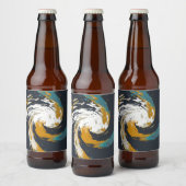 Hurrikan Twirl Bierflaschenetikett (Flaschen)