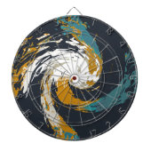 Hurrikan Twirl Dartscheibe (vorne)