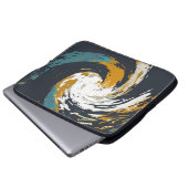 Hurrikan Twirl Laptopschutzhülle (Vorne Knopf)