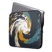 Hurrikan Twirl Laptopschutzhülle (Vorderseite Links)