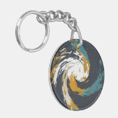 Hurrikan Twirl Schlüsselanhänger (Vorderseite links)