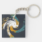 Hurrikan Twirl Schlüsselanhänger (Rückseite)