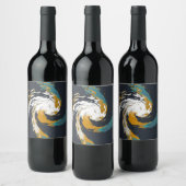 Hurrikan Twirl Weinetikett (Flaschen)