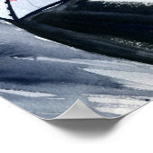 Hurrikan-Warnung Poster (Ecke)