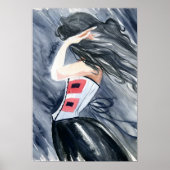 Hurrikan-Warnung Poster (Vorne)