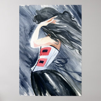 Hurrikan-Warnung Poster