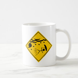 Hurrikan-Wetter-Warnungs-Waren und Kleidung Kaffeetasse