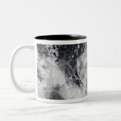 Hurrikan Wilma im Atlantik und in der Karibik Zweifarbige Tasse (Links)