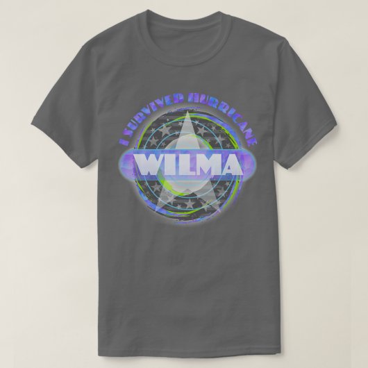 Hurrikan Wilma T-Shirt (Design vorne)