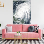 Hurrikan Wilma über Mexiko Leinwanddruck (Insitu (Wohnzimmer))