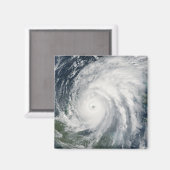 Hurrikan Wilma über Mexiko Magnet (Vorderseite/Rückseite)