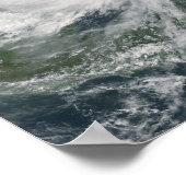 Hurrikan Wilma über Mexiko Poster (Ecke)