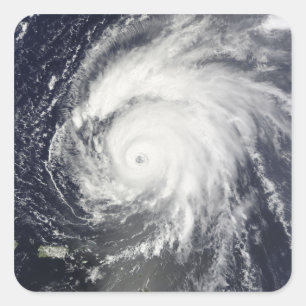 Hurrikane Bill Quadratischer Aufkleber