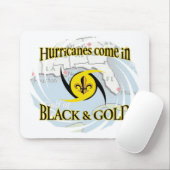 Hurrikane im Schwarzen u. im Gold Mousepad (Mit Mouse)