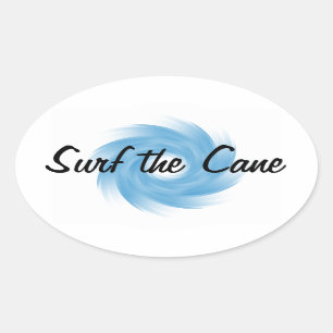 HURRIKANE-SICHERHEITSkleber (4) Ovaler Aufkleber