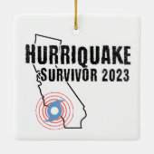 #Hurriquake Survivor 2023 Keramikornament (Rückseite)