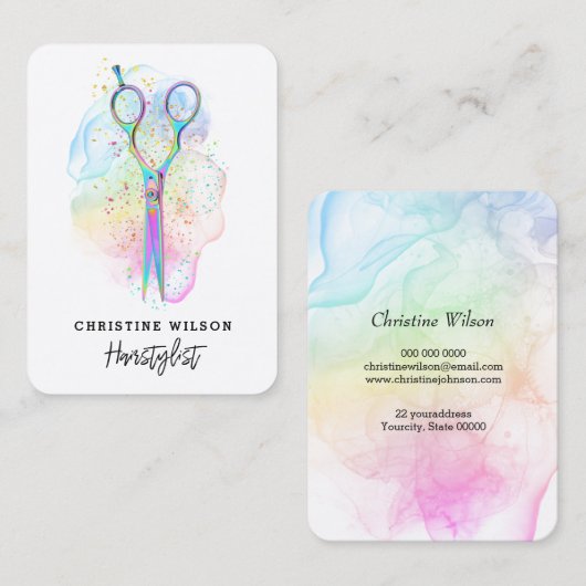 Hürsenwurz Visitenkarte (Vorne/Hinten)