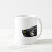 Hurst Herausforderer Schwarz-Goldauto Kaffeetasse (VorderseiteRechts)