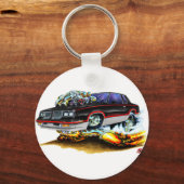 Hurst Olds Black-Gray Car 1984-88 Schlüsselanhänger (Vorderseite)