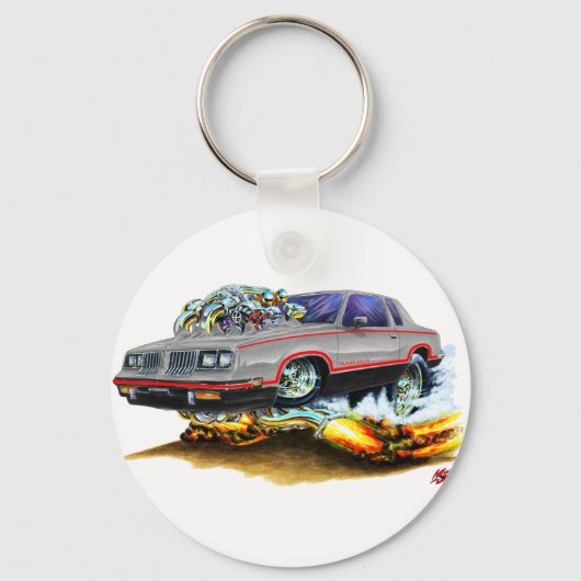 Hurst Olds Gray-Black Car 1984-88 Schlüsselanhänger (Vorderseite)