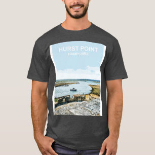Hurst Point Hampshire Geschenk New Forest Traposte T-Shirt