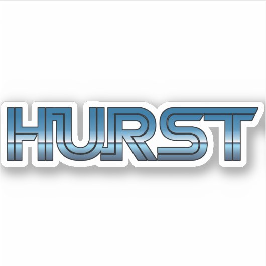 Hurst Texas Aufkleber (Vorderseite)