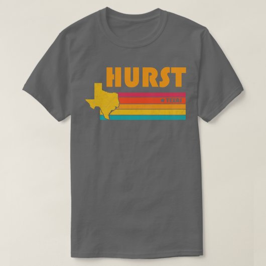 Hurst Texas Vintag beängstigend Souvenir T-Shirt (Design vorne)