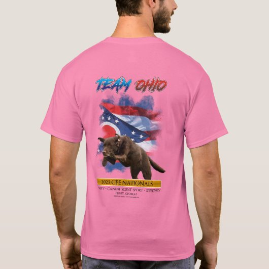 Hurst Tshirt MEDIUM/PASTEL - Vorder- und Rückseite (Rückseite)