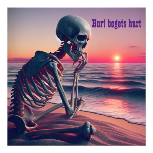 Hurt begets Hurt | Fotodruck (Vorne)