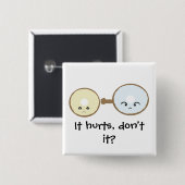 Hurt Donut Version 2 Button (Vorne & Hinten)