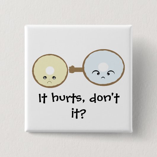 Hurt Donut Version 2 Button (Vorderseite)