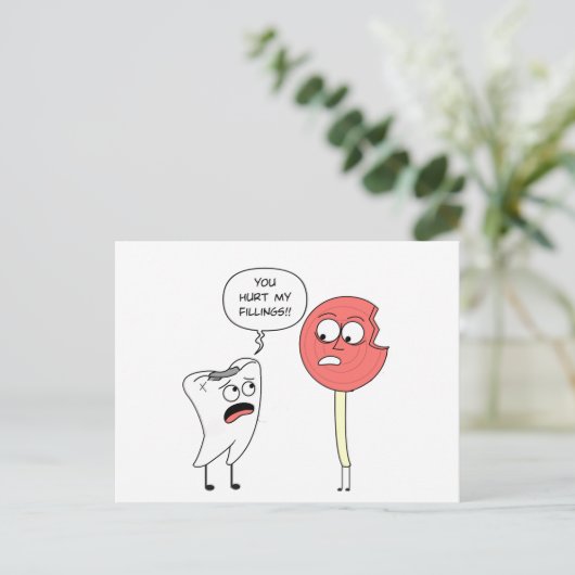 Hurt Gefühls Postcard Postkarte (Stehend Vorderseite)