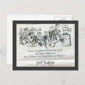 Hurt Gefühls Postcard Postkarte (Vorne/Hinten)