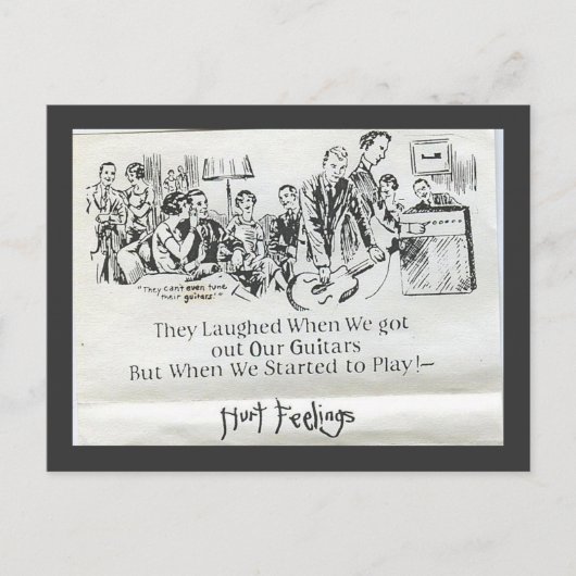 Hurt Gefühls Postcard Postkarte (Vorderseite)
