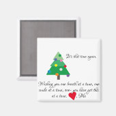 Hurt Holiday Greetings Magnet (Vorderseite/Rückseite)