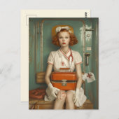 Hurt Nurse Postkarte (Vorne/Hinten)