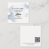 *~ Hurt Pain Slate Blue Quote AP62 Note Card Mitteilungskarte (Vorne/Hinten)