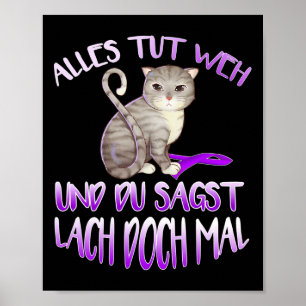 Hurt und Sie sagen lachen Familie Fibromyalgia Awa Poster