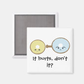 Hurts Donut Version 2 Magnet (Vorderseite/Rückseite)