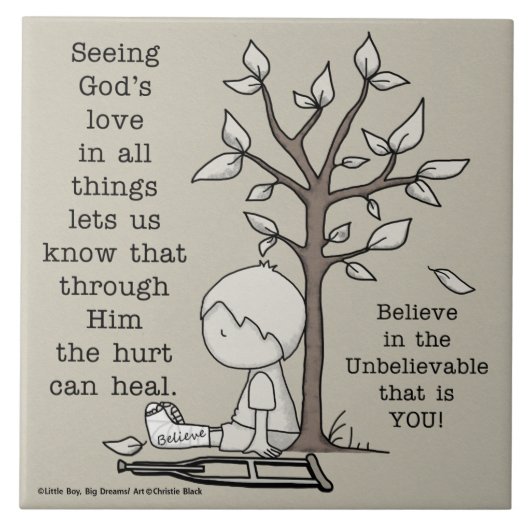 Hurts können heilen fliese (Vorderseite)