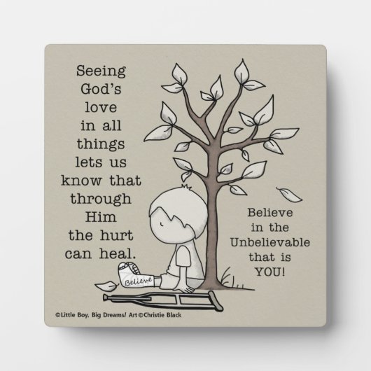 Hurts können heilen fotoplatte (Vorderseite)