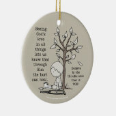 Hurts können heilen keramik ornament (Rechts)